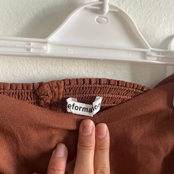 🤎Reformation Ellora Top in Brown🤎 - Picture 5 of 5